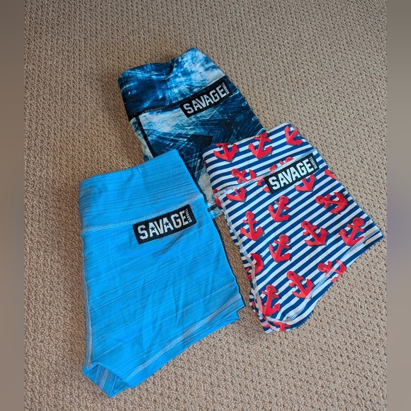 Savage Barbell Shorts Blue Bundle - Picture 2 of 7